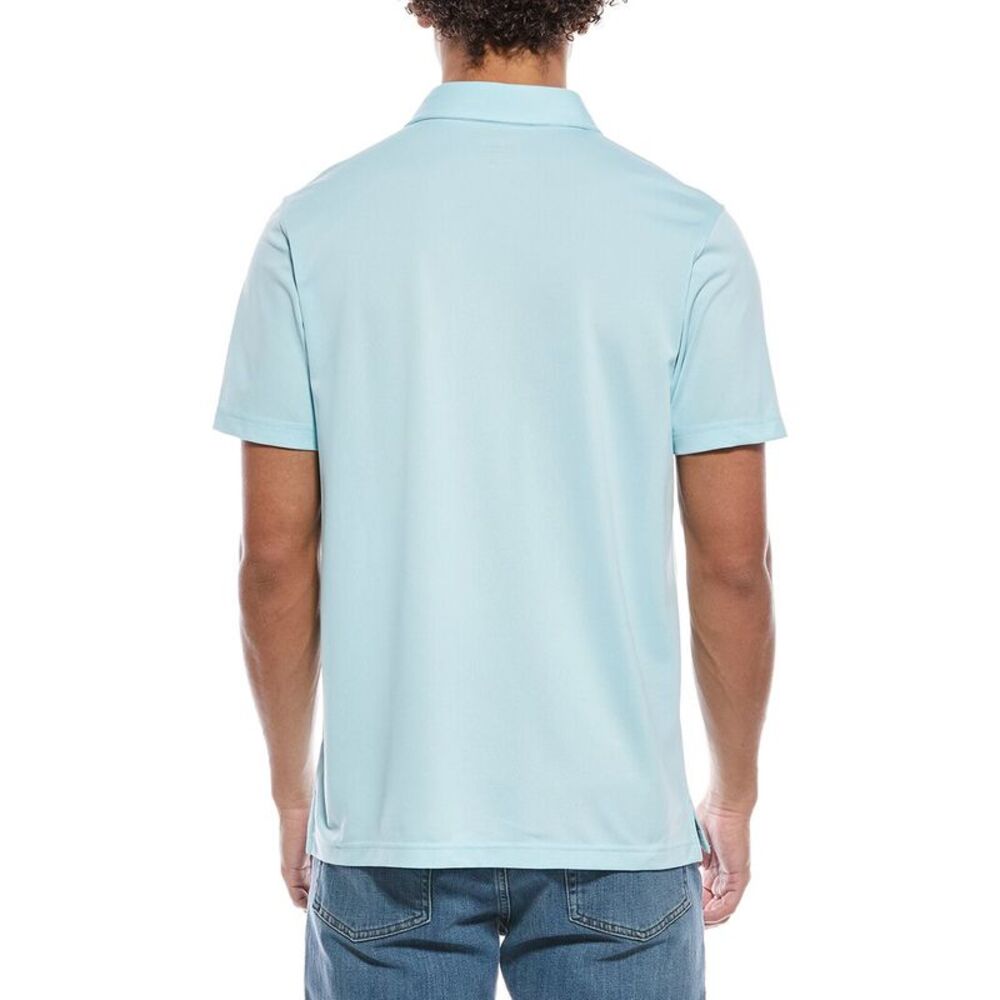 Brooks Brothers Mens Solid Pique Polo Shirt, Blue - Picture 2 of 3
